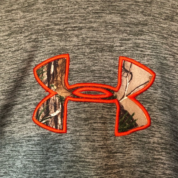 Under Armour Camo Youth Hoody Sz L - Picture 3 of 5